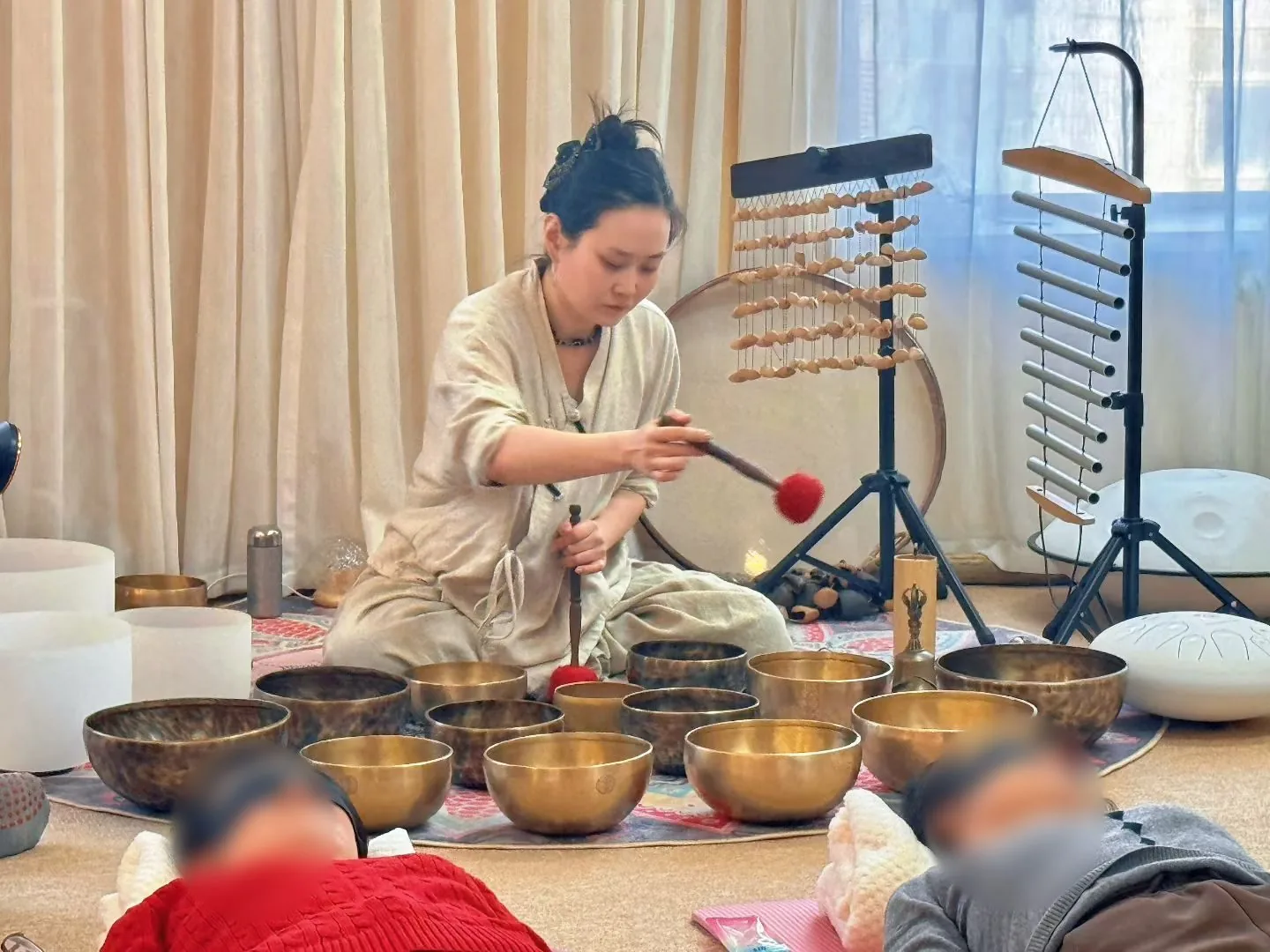 颂钵个案现场